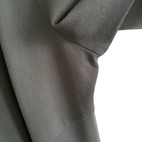 J. Jill Ponte Knit Black Dress Size Large Keyhole Back Office Workwear Stretch - Picture 8 of 16